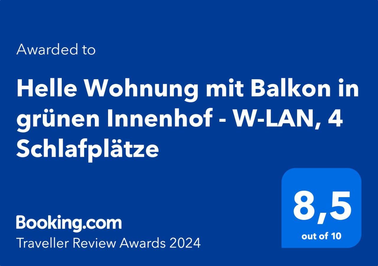 Helle Wohnung Mit Balkon In Grunen Innenhof - W-Lan, 4 Schlafplatze Maagdenburg Buitenkant foto